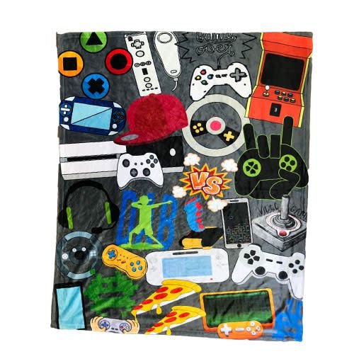 Gamer Collage Throw Blanket Gamer Collage Throw Blanket