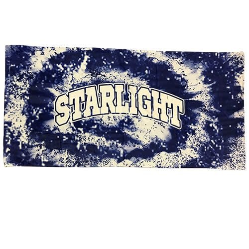 Tie Dye Camp Name Towel Tie Dye Camp Name Towel