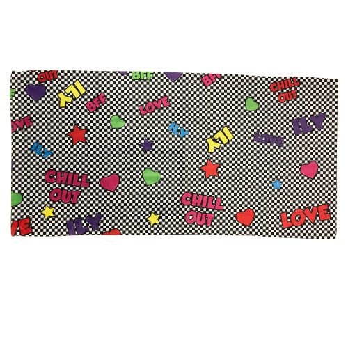 Checkered Words Towel Checkered Words Towel