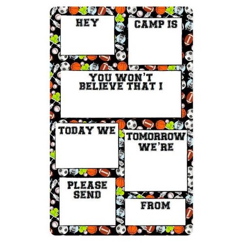 Assorted Sports Fill-In Notepad Assorted Sports Fill-In Notepad