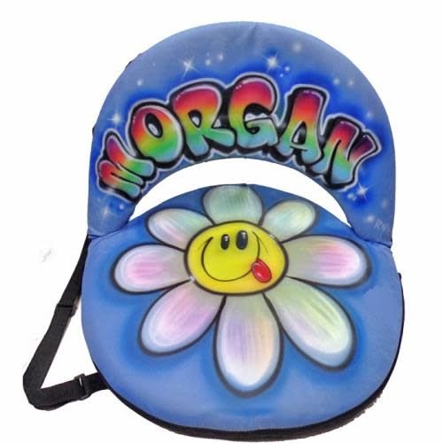 Smiley Flower Airbrushed Ground Chair Smiley Flower Airbrushed Ground Chair