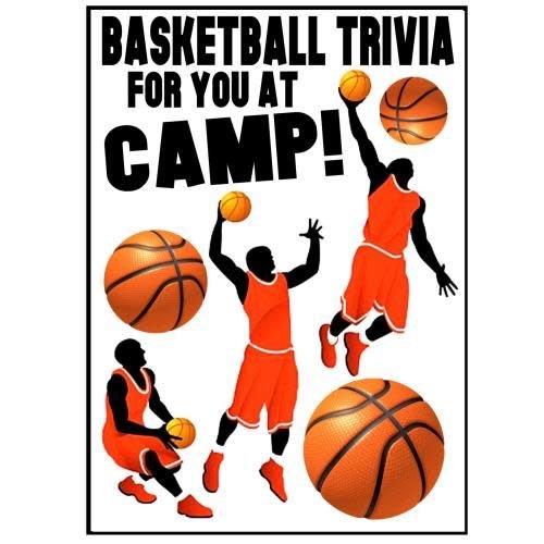 Basketball Trivia Camp Card Basketball Trivia Camp Card