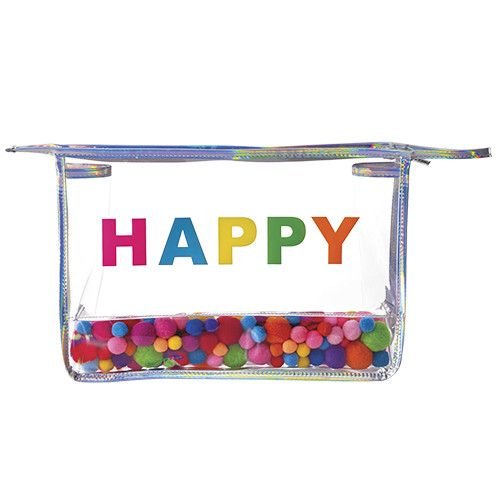 Happy Pom Poms Cosmetic Bag Happy Pom Poms Cosmetic Bag