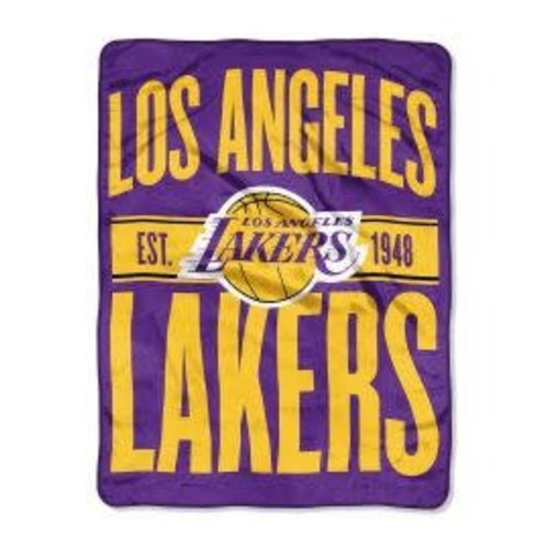 LA Lakers Fuzzy Throw Blanket LA Lakers Fuzzy Throw Blanket