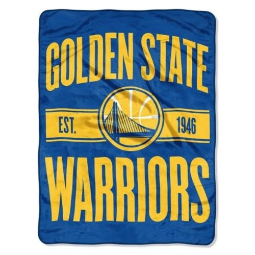 Golden State Warriors Fuzzy Throw Blanket Golden State Warriors Fuzzy Throw Blanket