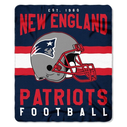 New England Patriots Fuzzy Throw Blanket New England Patriots Fuzzy Throw Blanket