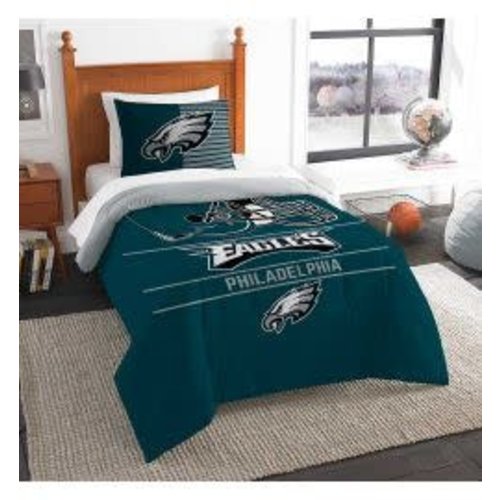 Philadelphia Eagles Twin Comforter and Sham Set Philadelphia Eagles Twin Comforter and Sham Set