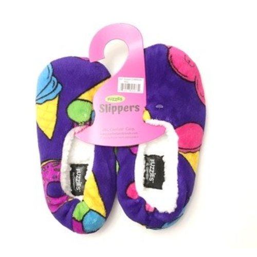 Carnival Treats Fuzzy Slippers Carnival Treats Fuzzy Slippers