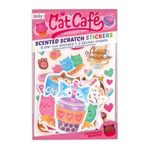 Cat Café Smelly Stickers Cat Café Smelly Stickers