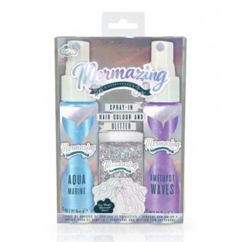 Mermaid Spray in Hair Duo with Glitter Mermaid Spray in Hair Duo with Glitter