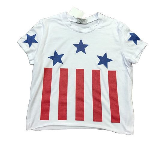 White Stars and Stripes Tee White Stars and Stripes Tee