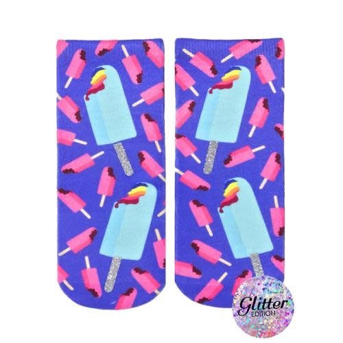 Rainbow Popsicles Ankle Sock Rainbow Popsicles Ankle Sock
