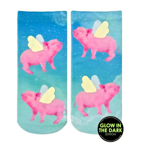 Piggy Glow Ankle Socks Piggy Glow Ankle Socks