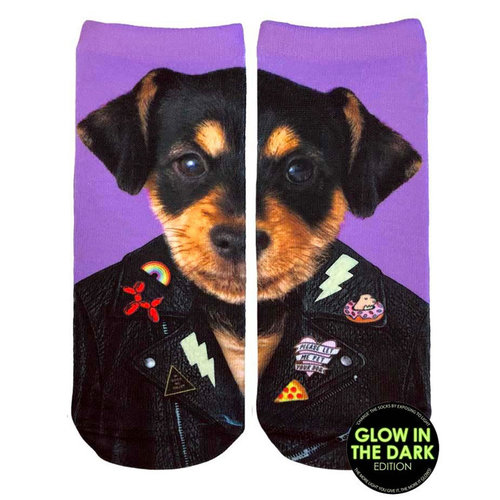 Punk Dog Glow Ankle Socks Punk Dog Glow Ankle Socks