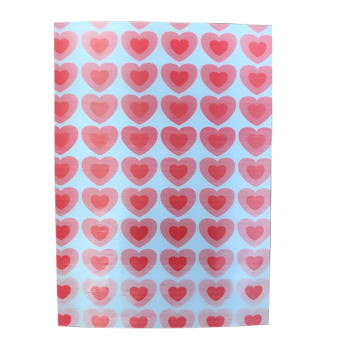 Multiple Hearts 3-D Postcard Multiple Hearts 3-D Postcard