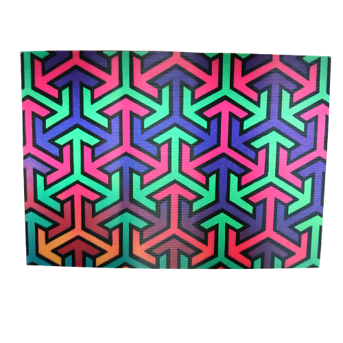 Colorful Arrows 3-D Postcard Colorful Arrows 3-D Postcard