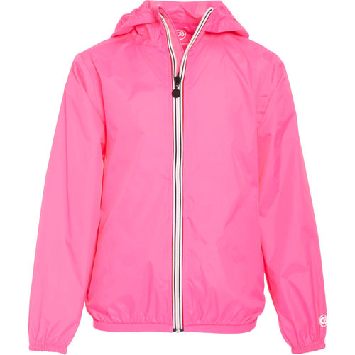 Neon Pink Packable Rain Jacket Neon Pink Packable Rain Jacket
