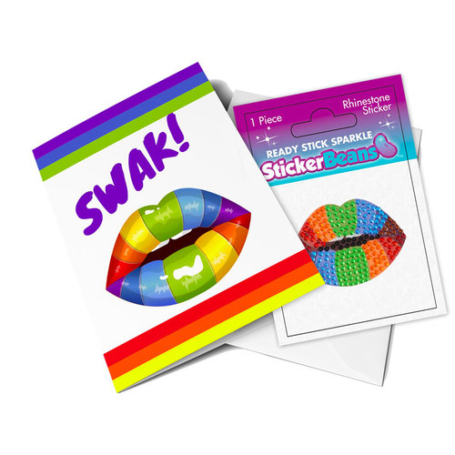 SWAK StickerBean Card SWAK StickerBean Card