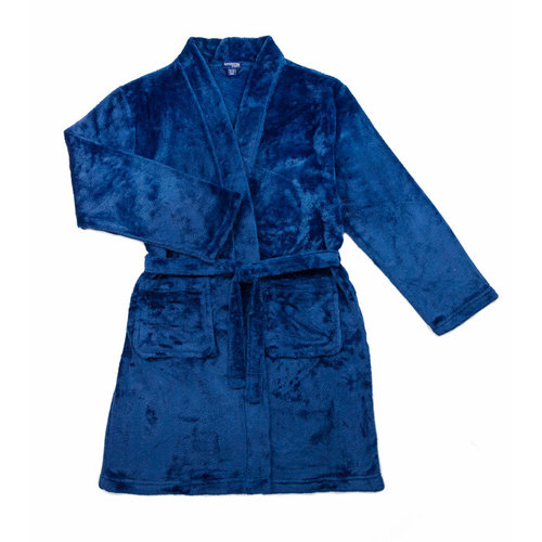 Solid Blue Fuzzy Robe Solid Blue Fuzzy Robe