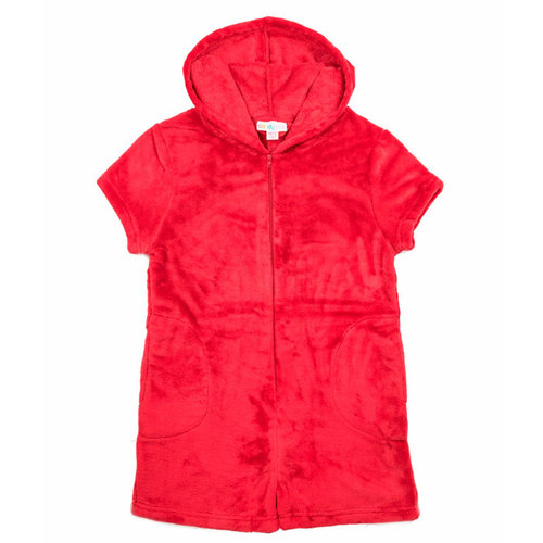 Red Fuzzy Romper Red Fuzzy Romper