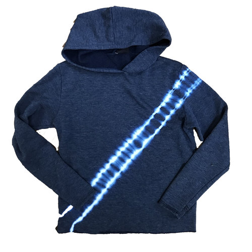 Blue Tie Dye Stripe Sweatshirt Blue Tie Dye Stripe Sweatshirt