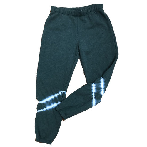 Hunter Green Tie Dye Stripe Sweatpants Hunter Green Tie Dye Stripe Sweatpants