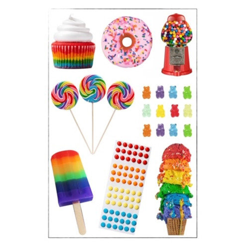 Bright Rainbow Candy Cling Its Bright Rainbow Candy Cling Its