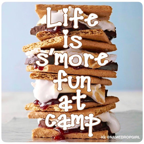 S'more Fun at Camp Sticker Quote S'more Fun at Camp Sticker Quote