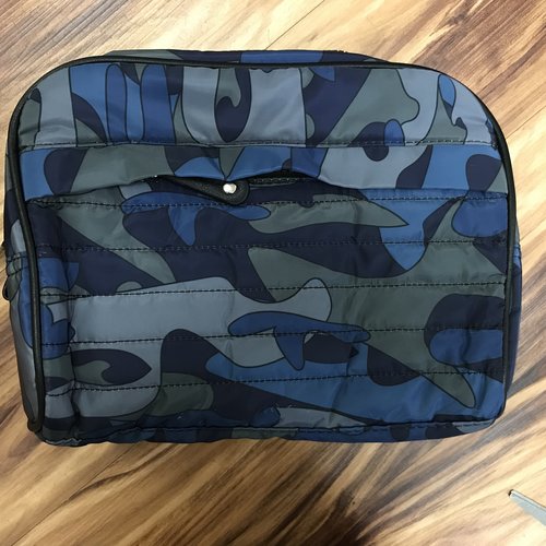 Blue Camo Quilted Dopp Kit Blue Camo Quilted Dopp Kit