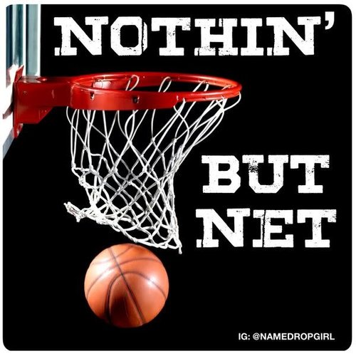 Nothin' But Net Sticker Quote Nothin' But Net Sticker Quote
