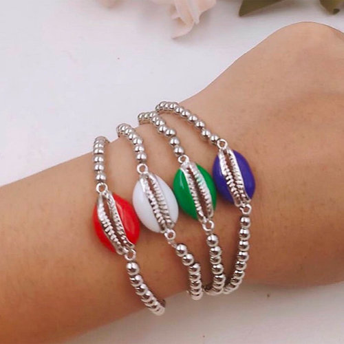Camp Shell Beaded Bracelet Camp Shell Beaded Bracelet