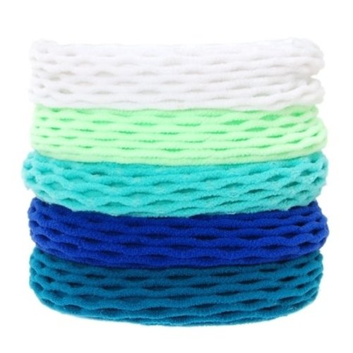 Blue Lagoon Mesh Pony Holders Blue Lagoon Mesh Pony Holders