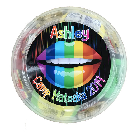 Rainbow Lips Candy Frisbee Rainbow Lips Candy Frisbee