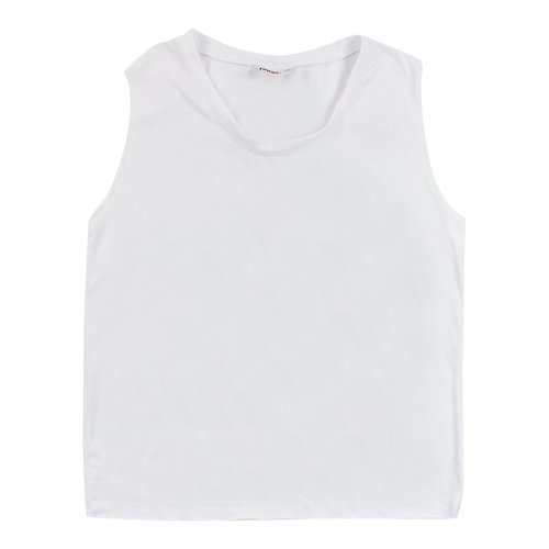 White Sleeveless Firehouse Crew White Sleeveless Firehouse Crew