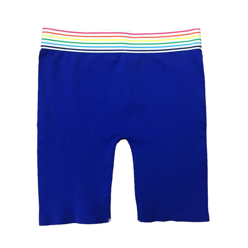 Bike Shorts with Rainbow Stripe Top Bike Shorts with Rainbow Stripe Top