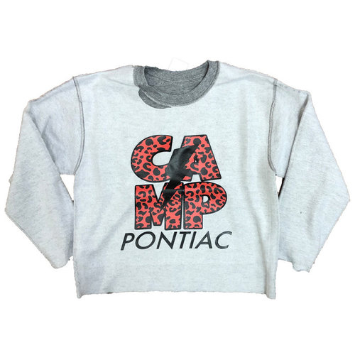 Cropped Torn Inside Out Wild Bolt Sweatshirt Cropped Torn Inside Out Wild Bolt Sweatshirt