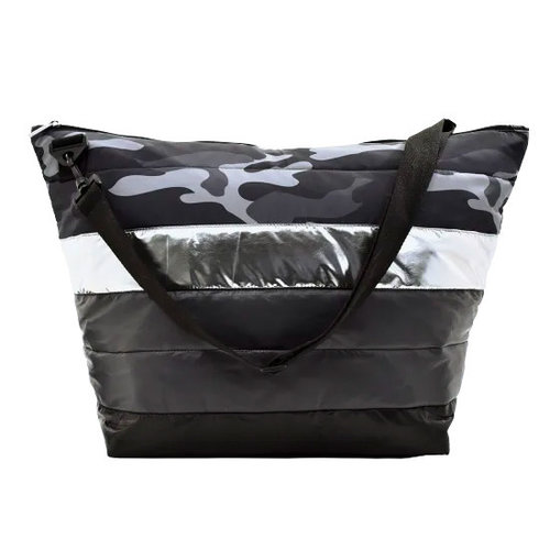 Black Camo Puffer Bag Black Camo Puffer Bag
