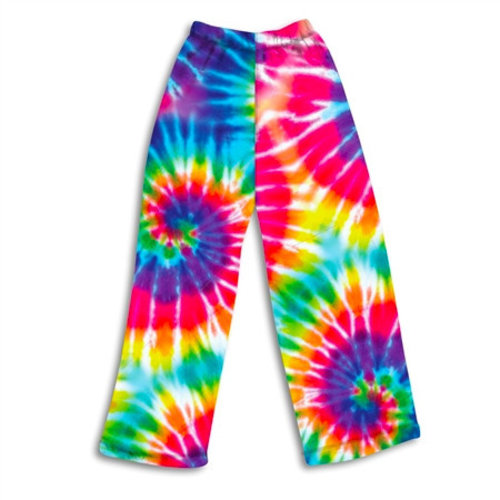 Tie Dye Brights Fuzzy Pants Tie Dye Brights Fuzzy Pants
