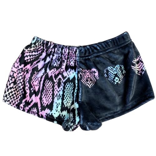 Pastel Snake Skin Fuzzy Shorts Pastel Snake Skin Fuzzy Shorts