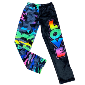 neon camo pants