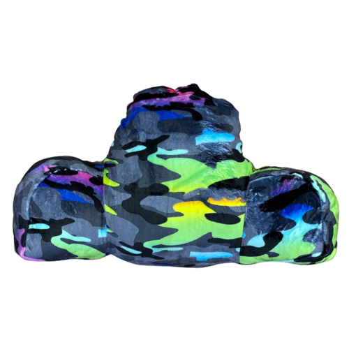 Neon Camo Fuzzy Boyfriend Pillow Neon Camo Fuzzy Boyfriend Pillow
