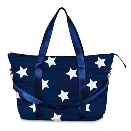 Navy Star Puffer Tote Navy Star Puffer Tote