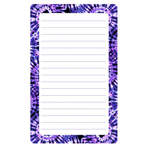 Purple Swirl Lined Notepad Purple Swirl Lined Notepad