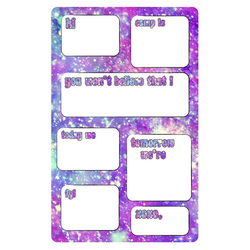 Stardust Fill-In Notepad Stardust Fill-In Notepad