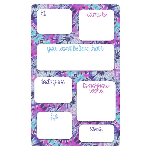 Purple and Pink Tie Dye Fill-In Notepad Purple and Pink Tie Dye Fill-In Notepad