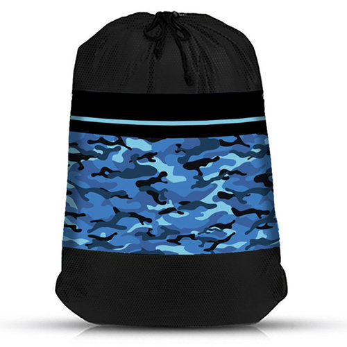 Blue Camo Mesh Laundry Bag Blue Camo Mesh Laundry Bag