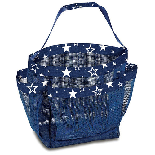 Denim Star Mesh Shower Caddy Denim Star Mesh Shower Caddy