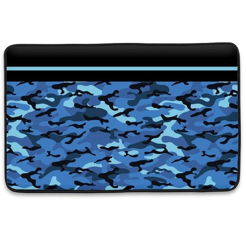 Blue Camo Mat Blue Camo Mat