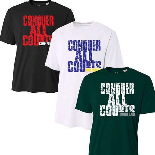 Conquer All Courts Camp Performance T-Shirt Conquer All Courts Camp Performance T-Shirt
