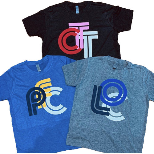 Camp Retro Vintage Initial Tee Camp Retro Vintage Initial Tee